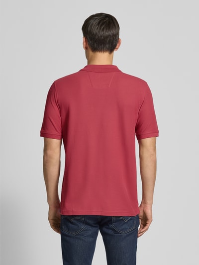 Fynch-Hatton Regular Fit Poloshirt mit Logo-Stitching Koralle 5