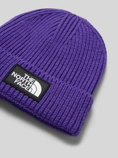 The North Face Beanie in Ripp-Optik Lila 2