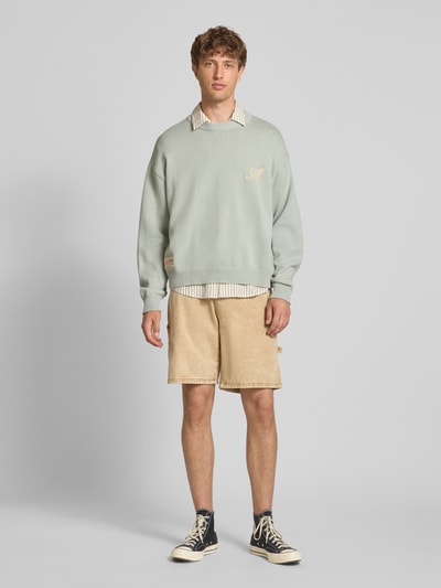 ANOTHER COTTON LAB Regular Fit Jeansshorts mit Beintaschen Beige 1