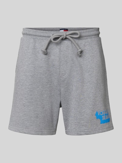 Tommy Jeans Relaxed Fit Sweatshorts aus reiner Baumwolle Hellgrau Melange 2