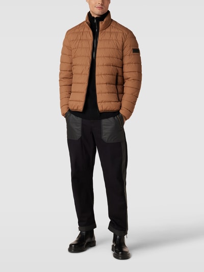 Marc O'Polo Steppjacke mit Stehkragen Cognac 1