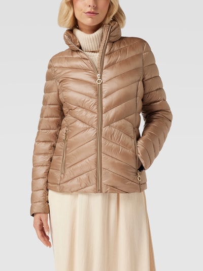 Christian Berg Woman Selection Steppjacke mit Stehkragen und Reißverschlusstasche Beige 4