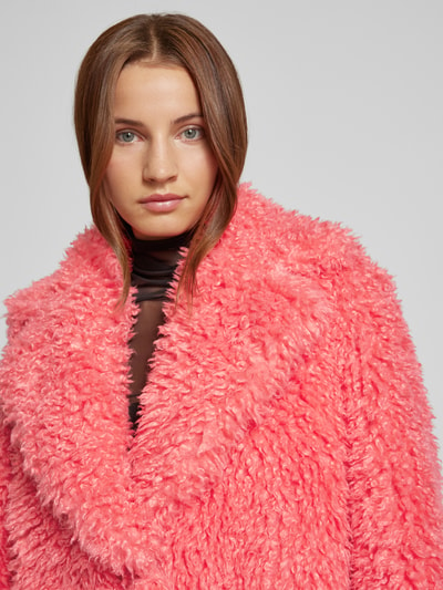 Patrizia Pepe Mantel mit Reverskragen Modell 'CAPPOTTO 3 BOTTONI' Pink 3