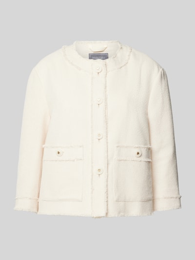 WHITE LABEL Blazer mit Fransen Offwhite 2