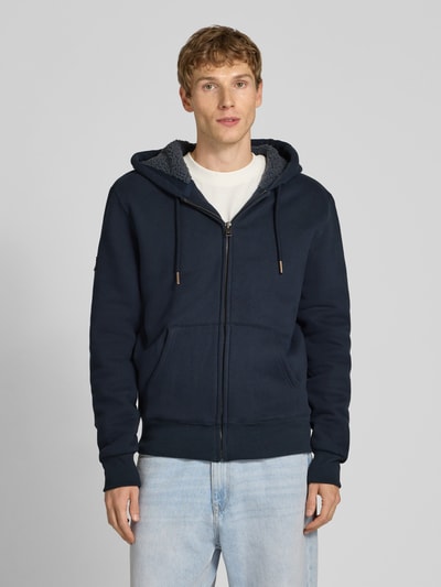 Superdry Sweatjacke mit Kapuze und Känguru-Tasche Dunkelblau 4