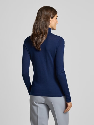 Christian Berg Woman Selection Gebreide coltrui Marineblauw - 5