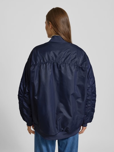 miss goodlife Bomberka o kroju relaxed fit z dwustronnym zamkiem błyskawicznym Granatowy 5