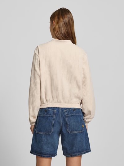 Pieces Regular Fit Blouson aus reiner Baumwolle Modell 'TASTINA' Sand 5