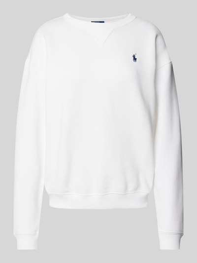 Polo Ralph Lauren Oversized Sweatshirt mit Logo-Stitching Weiss 2