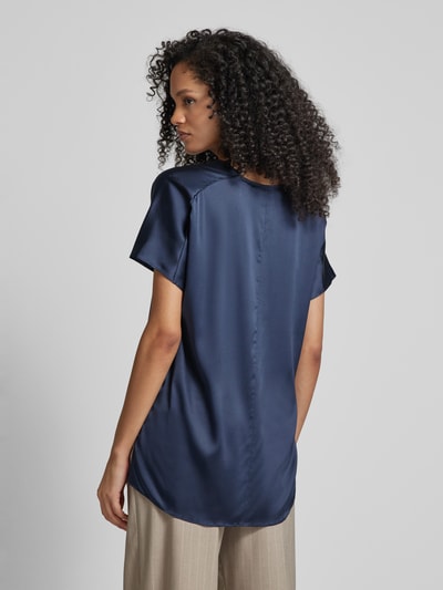 Herzensangelegenheit Blouse met zijde Marineblauw - 5