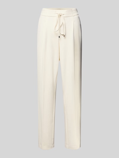 STEHMANN Stoffen broek met elastische band, model 'Myriel' Offwhite - 2