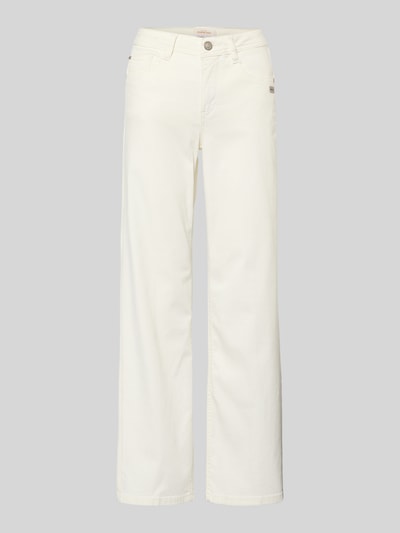 GANG Wide Leg Medium Wais Jeans Modell 'AMELIE' Offwhite 2