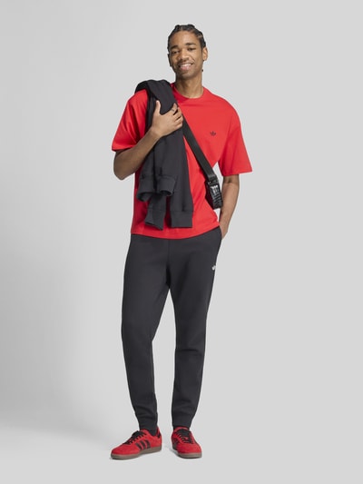 adidas Originals Slim Fit Sweathose aus Baumwoll-Mix Black 1