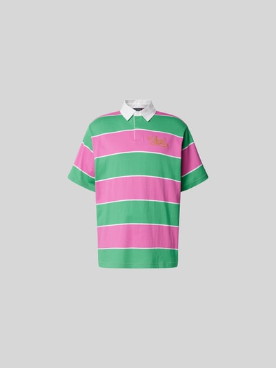 Billionaire Boys Club Relaxed Fit Poloshirt aus Baumwolle Pink 2