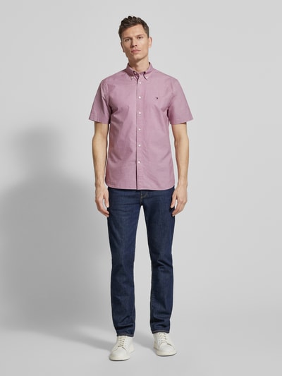 Tommy Hilfiger Regular Fit vrijetijdshemd van puur katoen Rood - 1