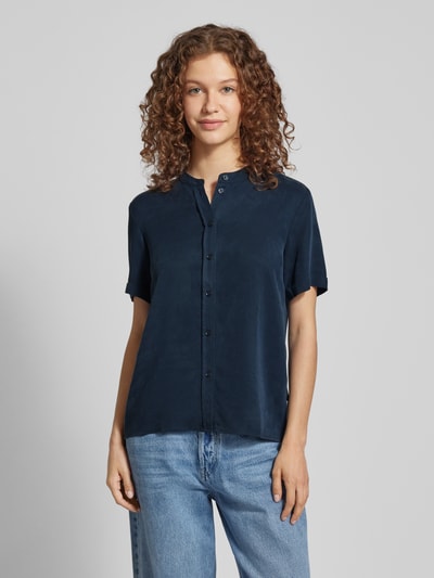 Marc O'Polo Denim Bluse mit Strukturmuster Marine 4