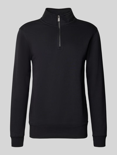 Only & Sons Regular Fit Troyer aus Baumwoll-Mix Modell 'CERES' Black 2