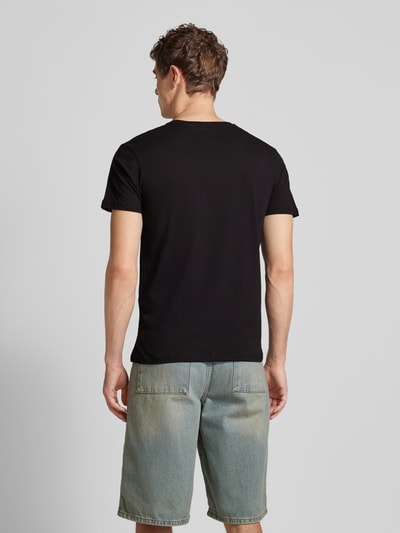 Alpha Industries T-shirt met labelprint Zwart - 5