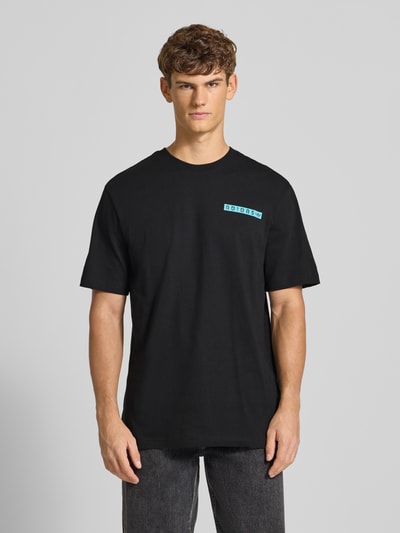 adidas Originals T-shirt met labelprint Zwart - 4