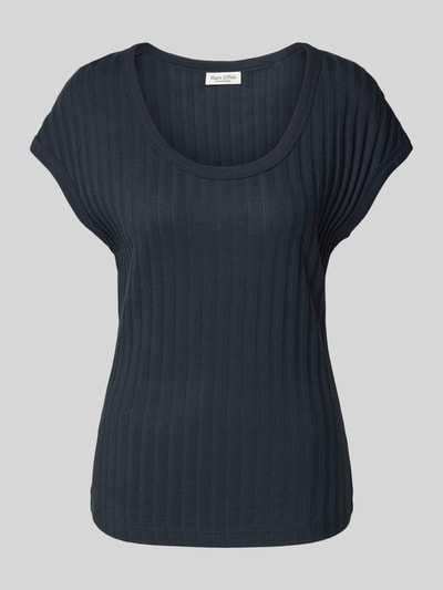 Marc O'Polo Regular Fit T-Shirt aus Baumwoll-Mix Marine 2