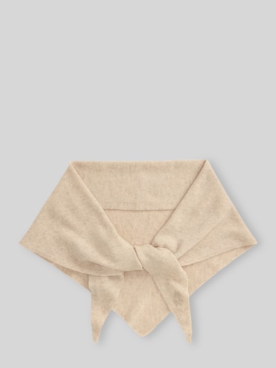 Lauren Ralph Lauren Schal aus Wolle mit Logo-Stitching Hellgrau 1