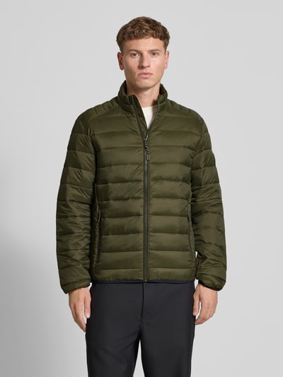 Jack & Jones Steppjacke mit Reißverschluss Modell 'BRADLEY' Oliv 4