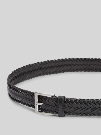 Tommy Hilfiger Gürtel aus echtem Rindsleder Modell 'SOHO BRAID 3.0' BLACK 4