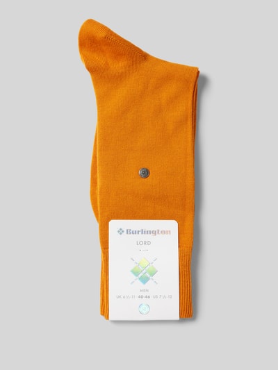 Burlington Socken mit Label-Detail Orange 3