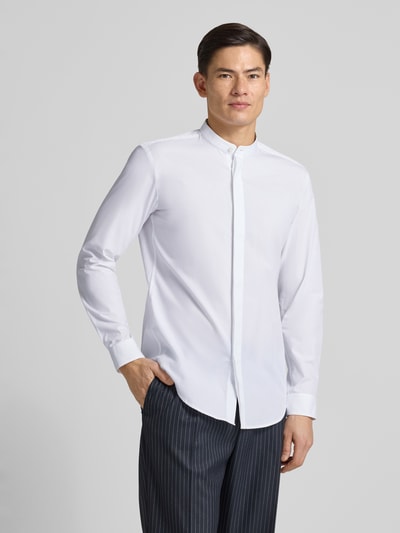HUGO Koszula biznesowa o kroju slim fit z czystej bawełny model „KALEB” Biały 4