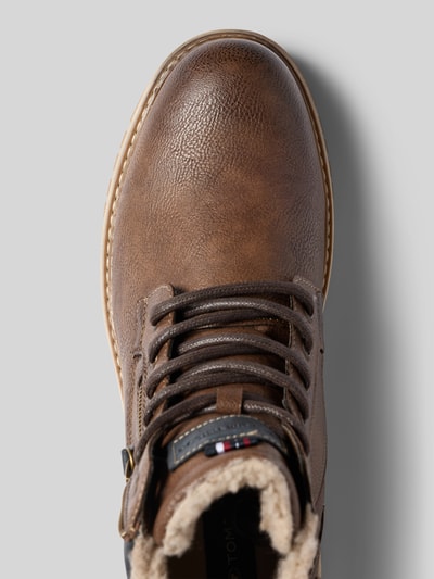 Tom Tailor Stiefel in Lederoptik Mittelbraun 3