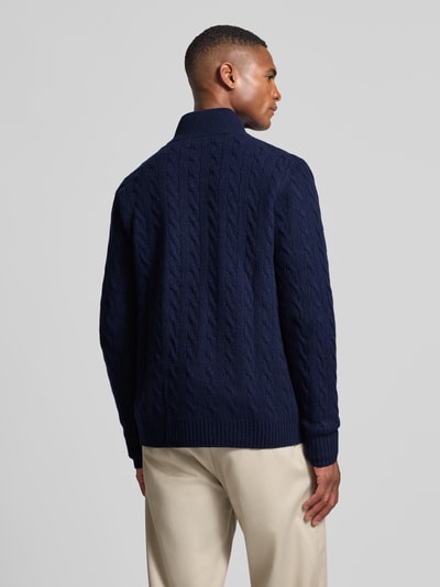 Polo Ralph Lauren Strickpullover aus Baumwoll-Kaschmir-Mix mit Stehkragen Marine 5