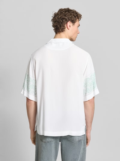 BOSS Orange Regular Fit Freizeithemd aus reiner Viskose Modell 'LAPISY' Weiss 5