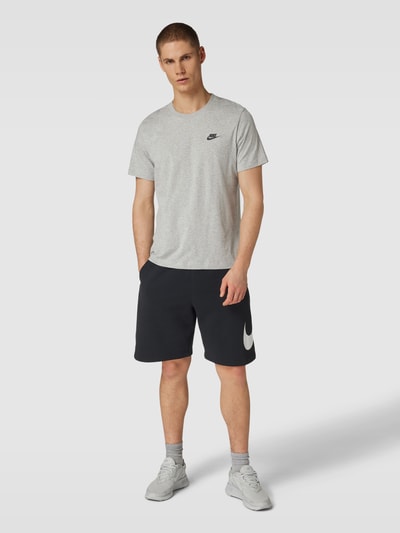 Nike T-Shirt mit Melange-Optik Modell 'CLUB' Hellgrau meliert 1