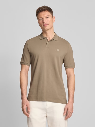 Marc O'Polo Regular Fit Poloshirt aus reiner Baumwolle Beige 4