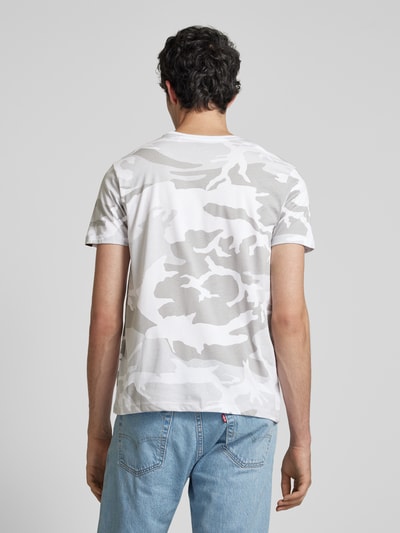 Alpha Industries T-Shirt mit Label-Print Weiss 5