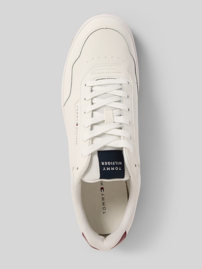 Tommy Hilfiger Lage sneakers van leermix Wit - 3