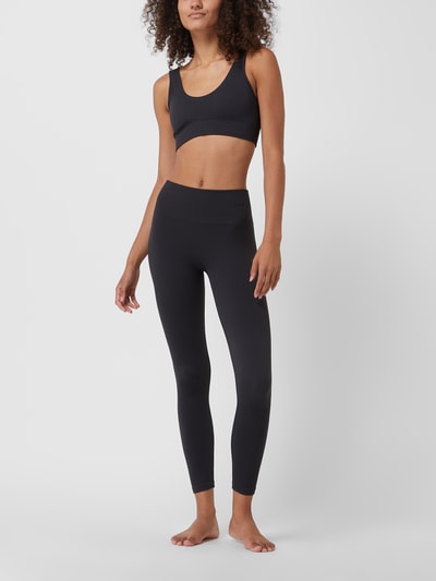 Saisei Bustier mit Rippenstruktur  Schwarz 1