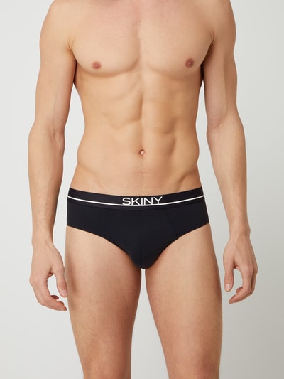 Skiny Slip van microvezel, model 'Modern Micro'  Zwart - 2