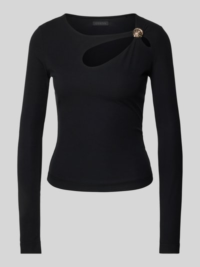 Guess Longsleeve mit Cut Out Modell 'ZAMA' Black 2