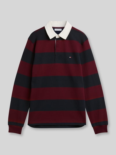 Tommy Hilfiger Bluza o kroju relaxed fit z czystej bawełny Bordowy 2