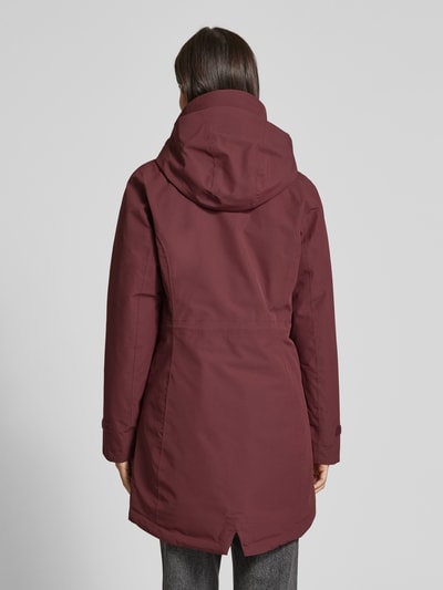 Didriksons Parka met ritszakken, model 'INDRA' Bordeaux - 5