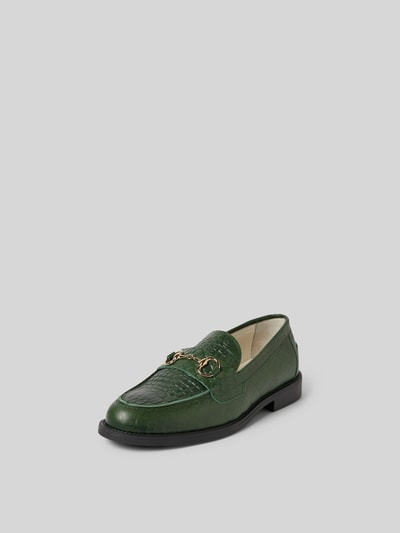 Duke & Dexter Loafer mit Label-Detail Gruen 2