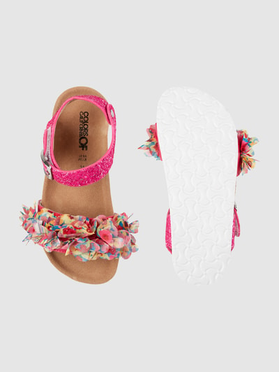 Colors of California Sandalen met glittereffect Felroze - 4