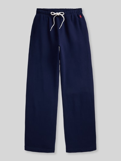 Polo Ralph Lauren Wide Leg Sweathose aus Baumwoll-Mix mit Logo-Stitching Marine 2