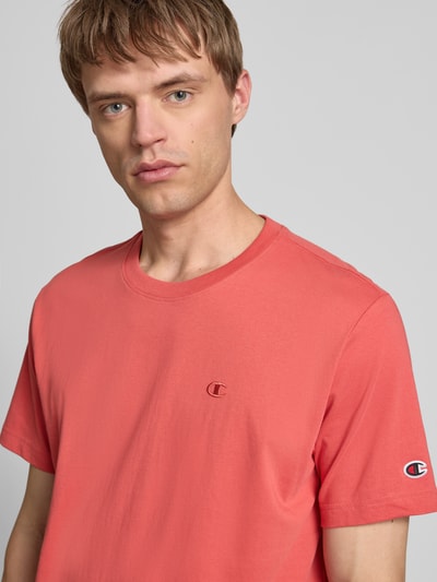 CHAMPION T-shirt met logostitching, model 'ICONS' Rood - 3