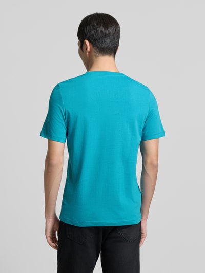 s.Oliver RED LABEL Regular Fit T-Shirt aus reiner Baumwolle Tuerkis 5