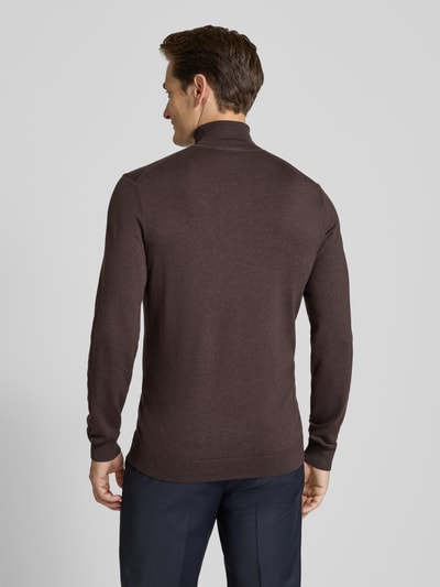 MCNEAL Coltrui van viscosemix Chocoladebruin gemêleerd - 5