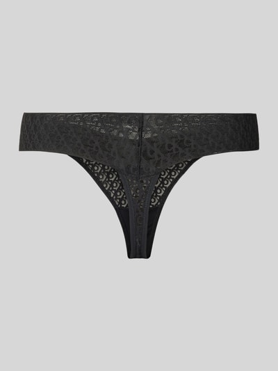 Calvin Klein Underwear String mit Spitzenbesatz Black 3