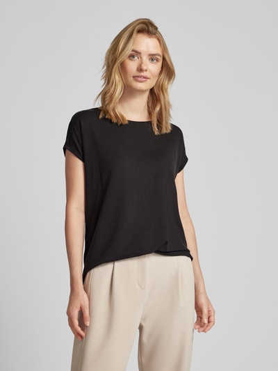 Vero Moda T-Shirt mit Kappärmeln Modell 'AVA' Black 4