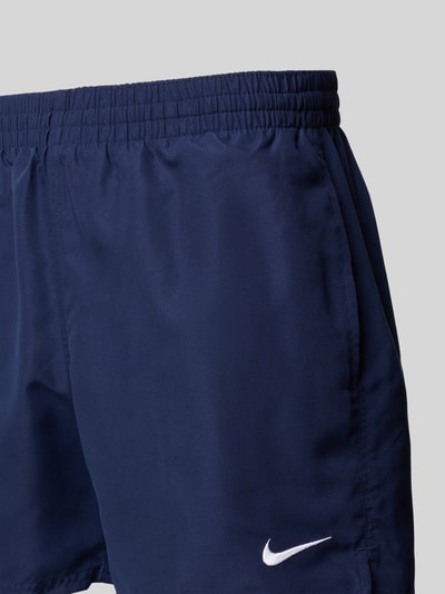 Nike Badehose mit Label-Print Dunkelblau 2